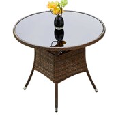 藤椅三件套户外桌椅庭院露台花园室外遮阳伞休闲组合桌椅阳台椅子