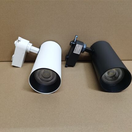 京埔cob轨道灯led射灯30瓦导轨灯服装店背景墙展厅店铺商用滑道