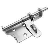 加厚不锈钢明装 插销门闩门锁门扣门栓带锁木门防盗门左右通用挂扣