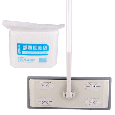 静电除尘纸一次性拖把家用擦地布巾吸尘纸加厚无尘纸地板拖清洁纸