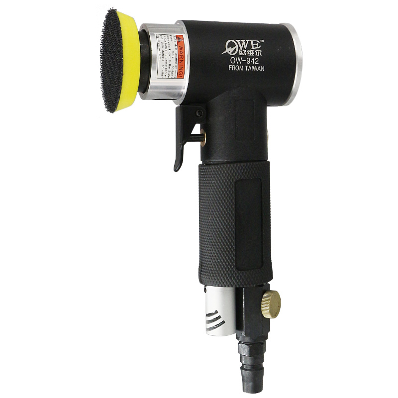 欧维尔2寸3寸偏心90度砂纸机砂磨砂光机抛光打磨机OW-942