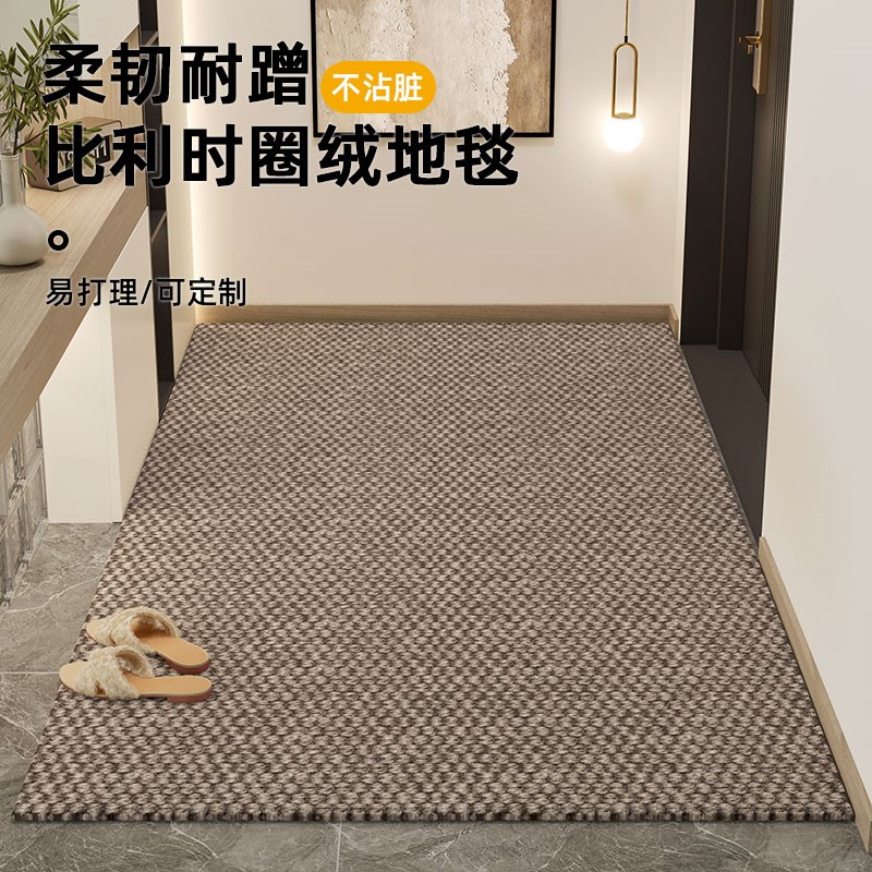 入户门地垫家用进门门垫大门口入门玄关门外仿剑麻地毯脚垫可定制