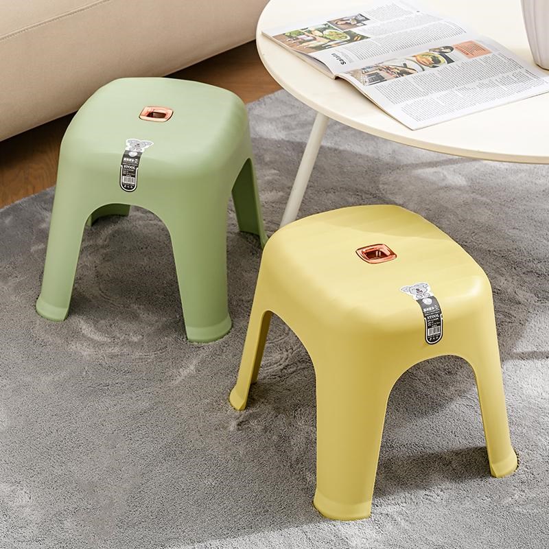 塑料小凳子家用矮凳儿童凳可叠放踏脚小板凳加厚浴室防滑凳小板凳