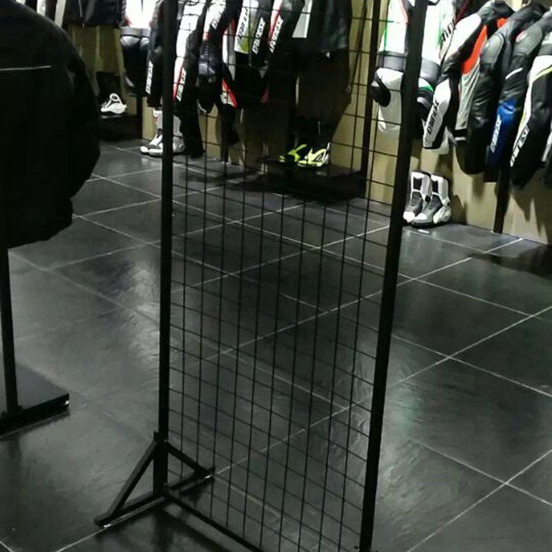 落地移动式网片网格不锈钢铁艺网格置物架饰品小商品服装地摊展架