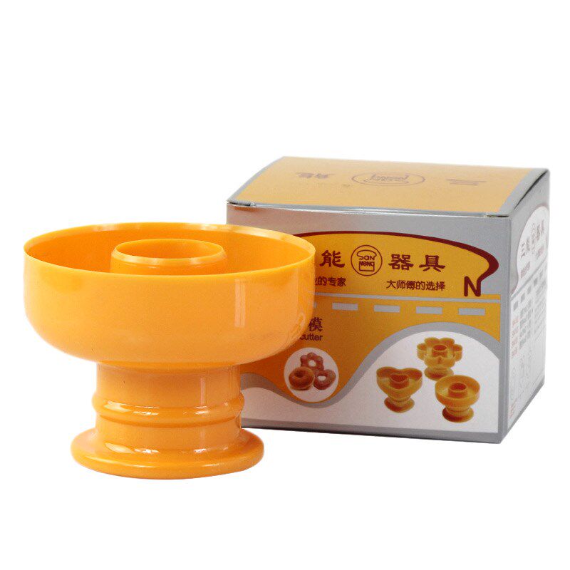 三能甜甜圈模具压模爱心形梅花型圆形小号大号面包印家用烘焙工具