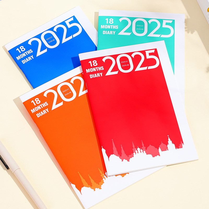 2025年月计划本子工作小秘书效率手册自律打卡时间管理记事本日程