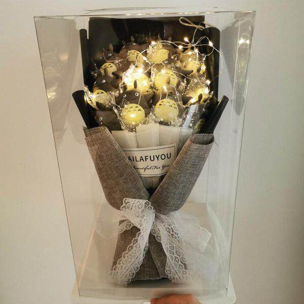 公仔花束礼物生日节送卡通情人礼盒女友毕业龙猫朋友闺蜜创意玩偶