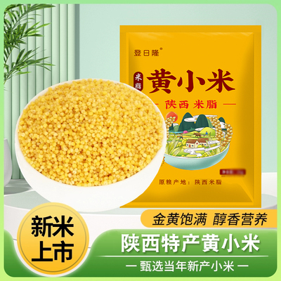 陕西正宗黄小米当季农家自产颗粒饱满五谷杂粮小米黄小米早餐粥