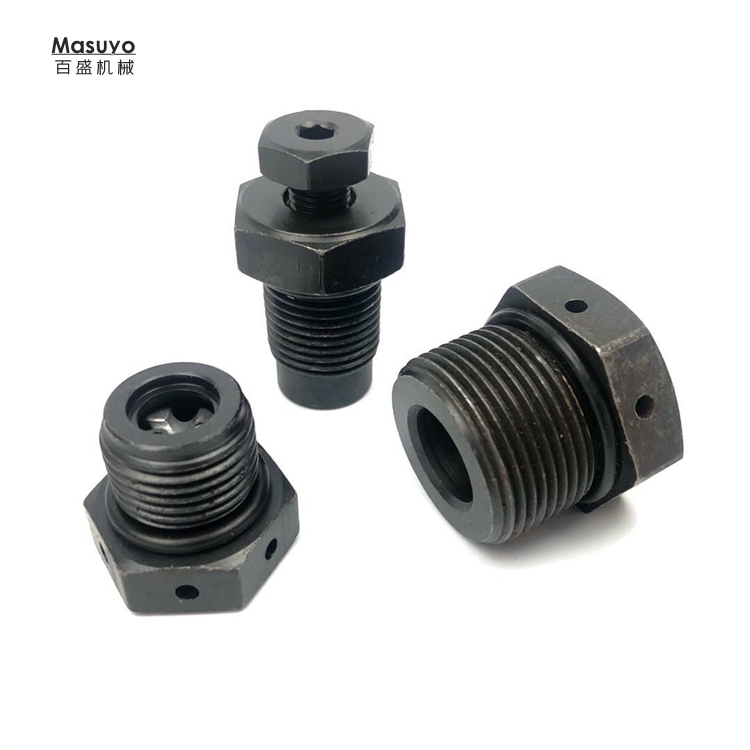 挖机破碎锤配件68锤排气阀100/140锤堵头螺丝155/135加充气氮气阀