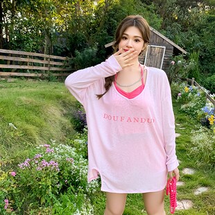 泳衣女款分体f三件套显瘦遮肚保守长袖罩衫大码胖mm高颜值温泉泳