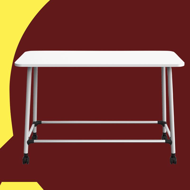 高脚桌洽谈休闲会议桌站式办公桌高脚吧台带轮培训桌研究桌讨论桌