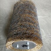 供应工业缠绕式 钢丝辊.铜丝辊.镀铜丝.不锈钢丝.钢丝刷辊