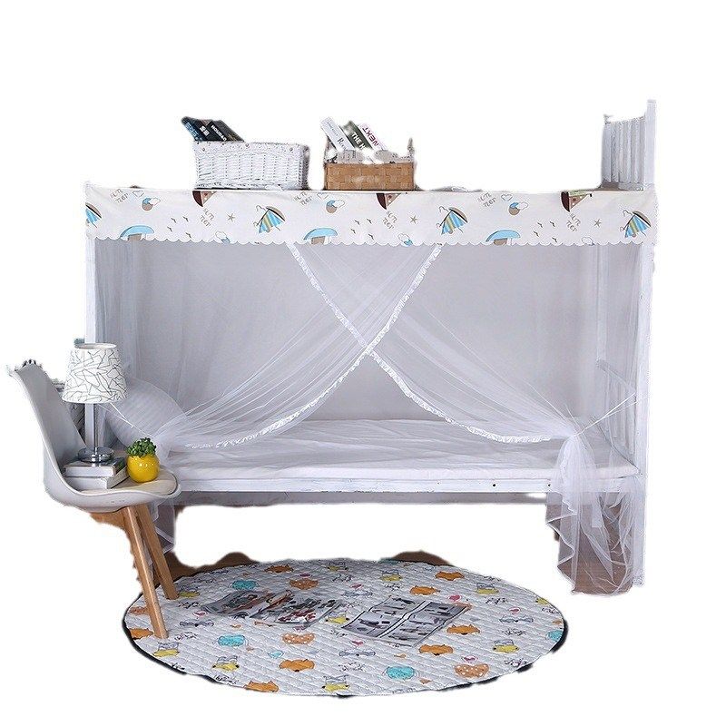 蚊帐寝室大学生宿舍上下铺文章1米拉炼1.2m帐子防尘顶寝室1.5家用