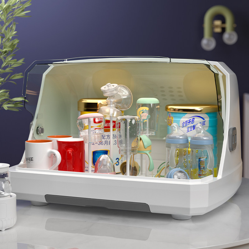 防尘婴儿奶瓶沥水架晾干架子置物架神器沥干宝宝水杯干燥架收纳箱,婴童用品,奶瓶干燥架,淘宝优惠券,粉丝福利购,淘宝优惠卷
