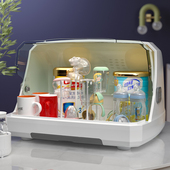 防尘婴儿奶瓶沥水架晾干架子置物架神器沥干宝宝水杯干燥架收纳箱