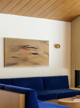 crisis art98抽象画装饰画客厅卧室办公室暖色侘寂风