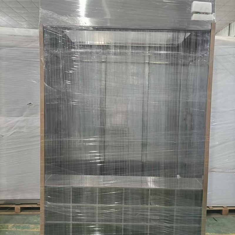 不锈钢无尘服洁净衣柜无尘车间消毒柜鞋柜FFU过滤垂帘门百级过滤