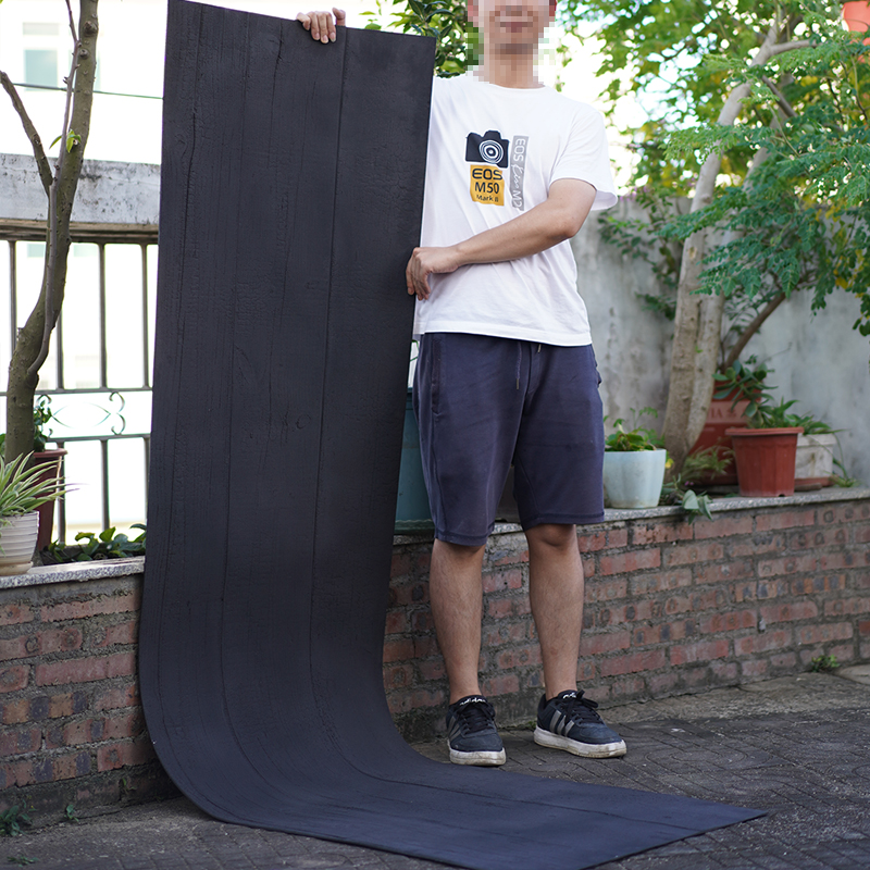 柔性石材软瓷炭烧木碳化木软石门头户外墙面新型装饰板材安装简单