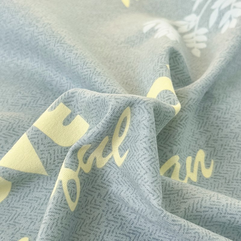 纯棉磨毛床单单件全棉加厚被单枕套三件套2024新款垫单四季1米5