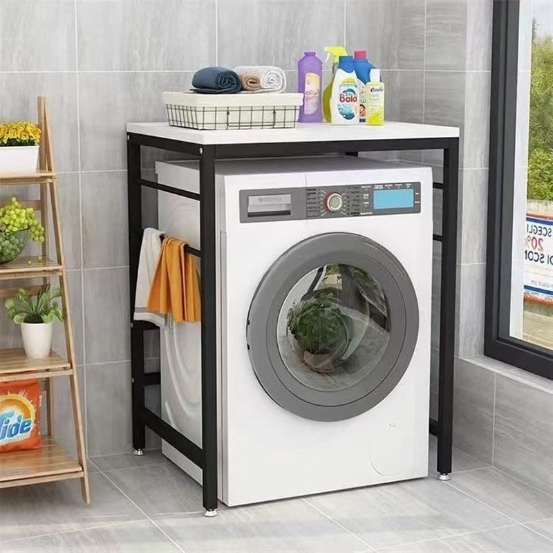 洗衣机置物架子落地卫生间滚筒收纳柜阳台卫生间洗衣储物架子定制