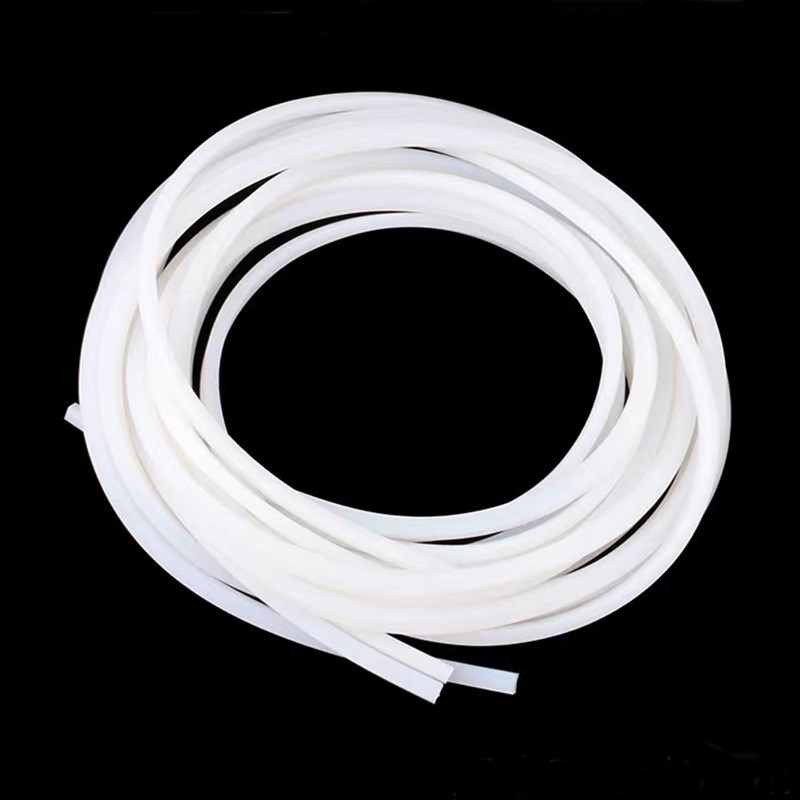 供应耐高温硅胶密封条 实心硅胶圆条填缝止震阻水密封条O型条