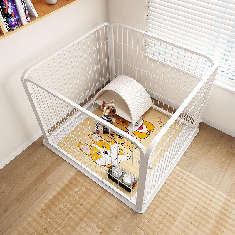 狗围栏家用室内中小型犬大空间宠物狗窝笼子一室一厅拦狗栅栏门栏