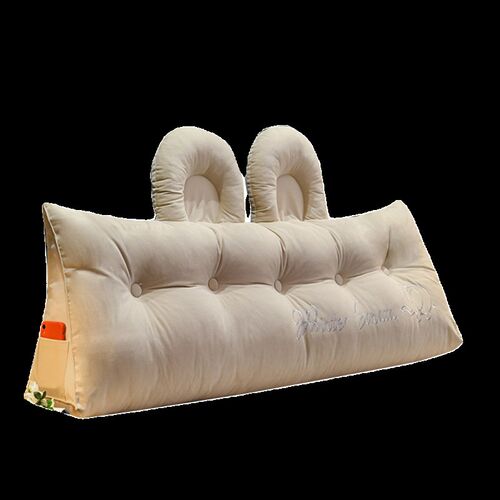 可爱床上大靠背三角床头靠垫榻榻米软包实木公主看手机靠枕高级感