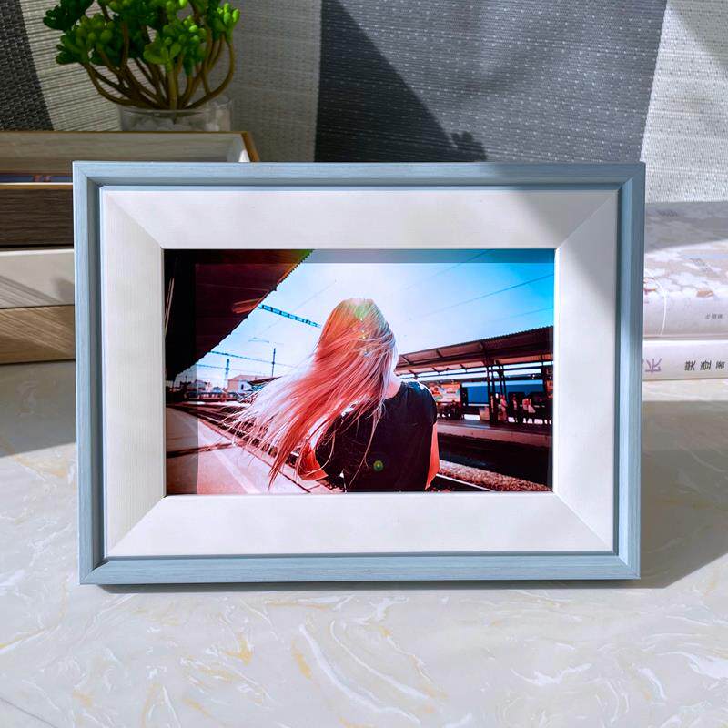 【量多优惠】过塑56781012寸相框摆台正方形A5像框15x25 15x30定