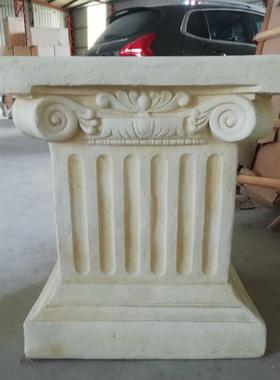 欧式雕塑罗马柱摆件室内家居装饰品艺术路引花园阳台落地花盆底座