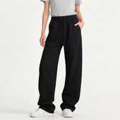 纯棉休闲裤 男春秋季 宽松直筒垂感阔腿裤 88rising日系工装 百搭长裤