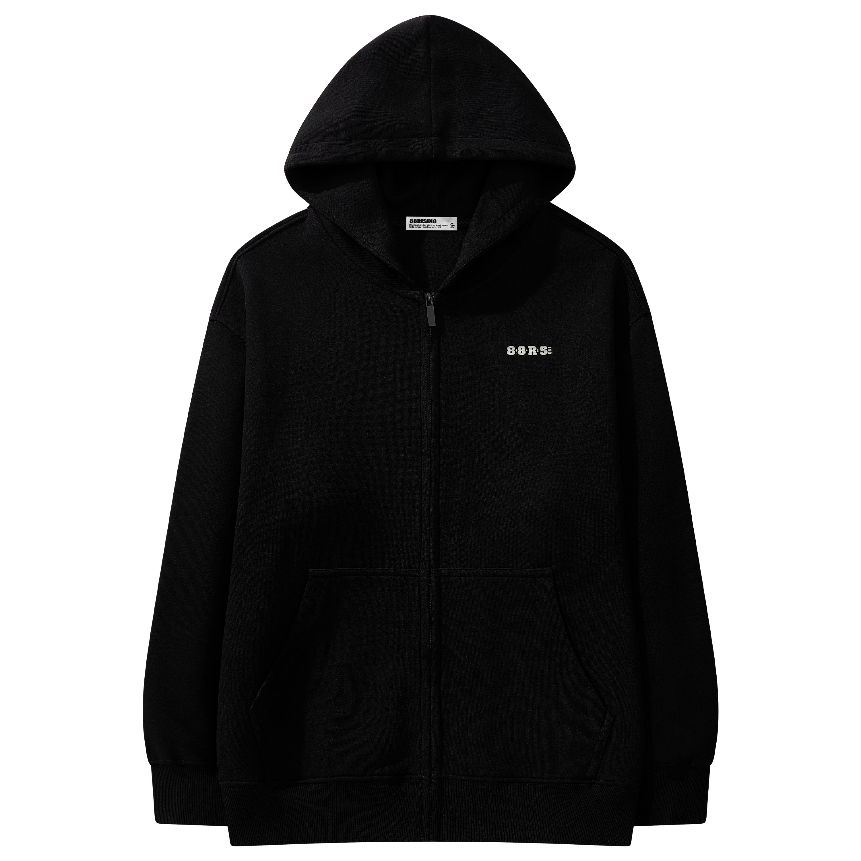 88rising纯色宽松连帽开衫卫衣