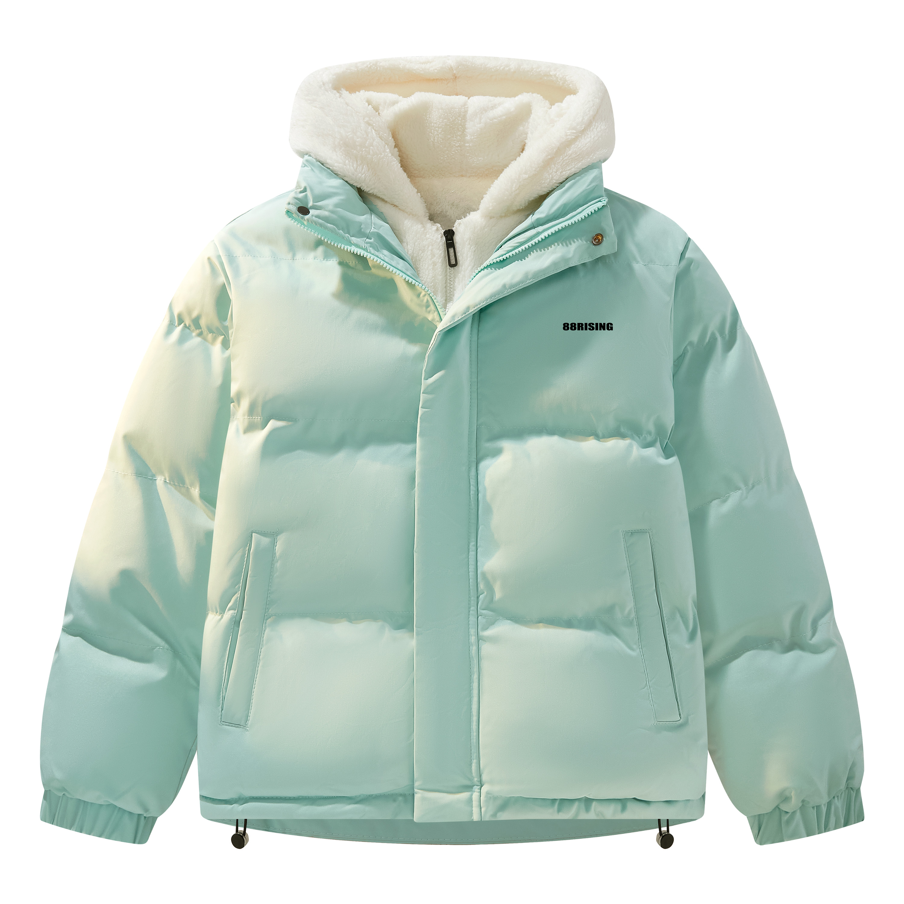 88rising假两件加厚加绒棉袄外套