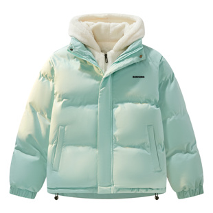 88rising假两件加厚加绒棉袄外套冬季学院风保暖防寒棉服男女同款