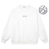 88rising刺绣LOGO图案美式 潮牌宽松百搭情侣套头圆领卫衣男女同款