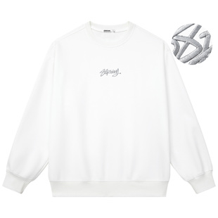 88rising刺绣LOGO图案美式潮牌宽松百搭情侣套头圆领卫衣男女同款