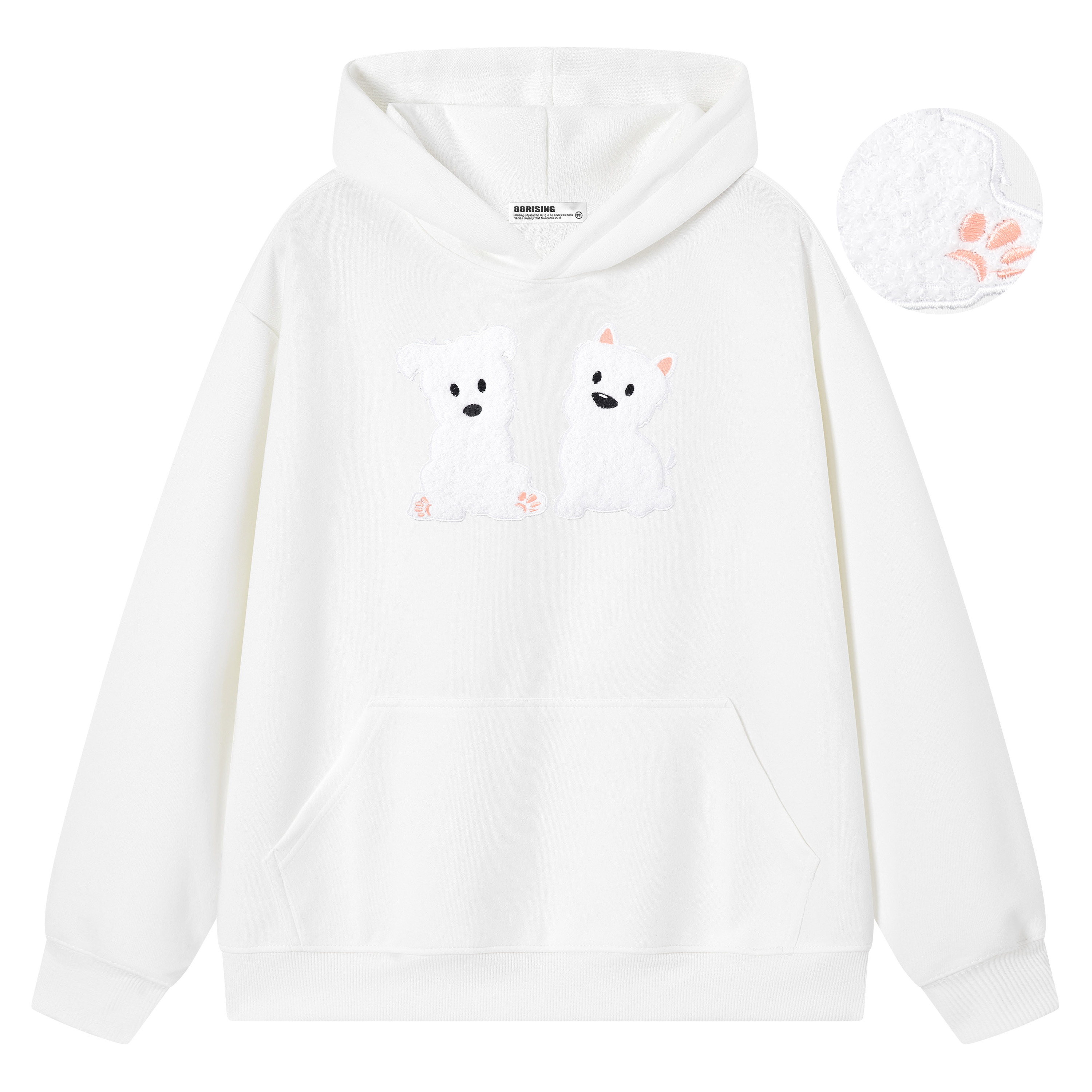 88rising春秋宽松情侣连帽卫衣