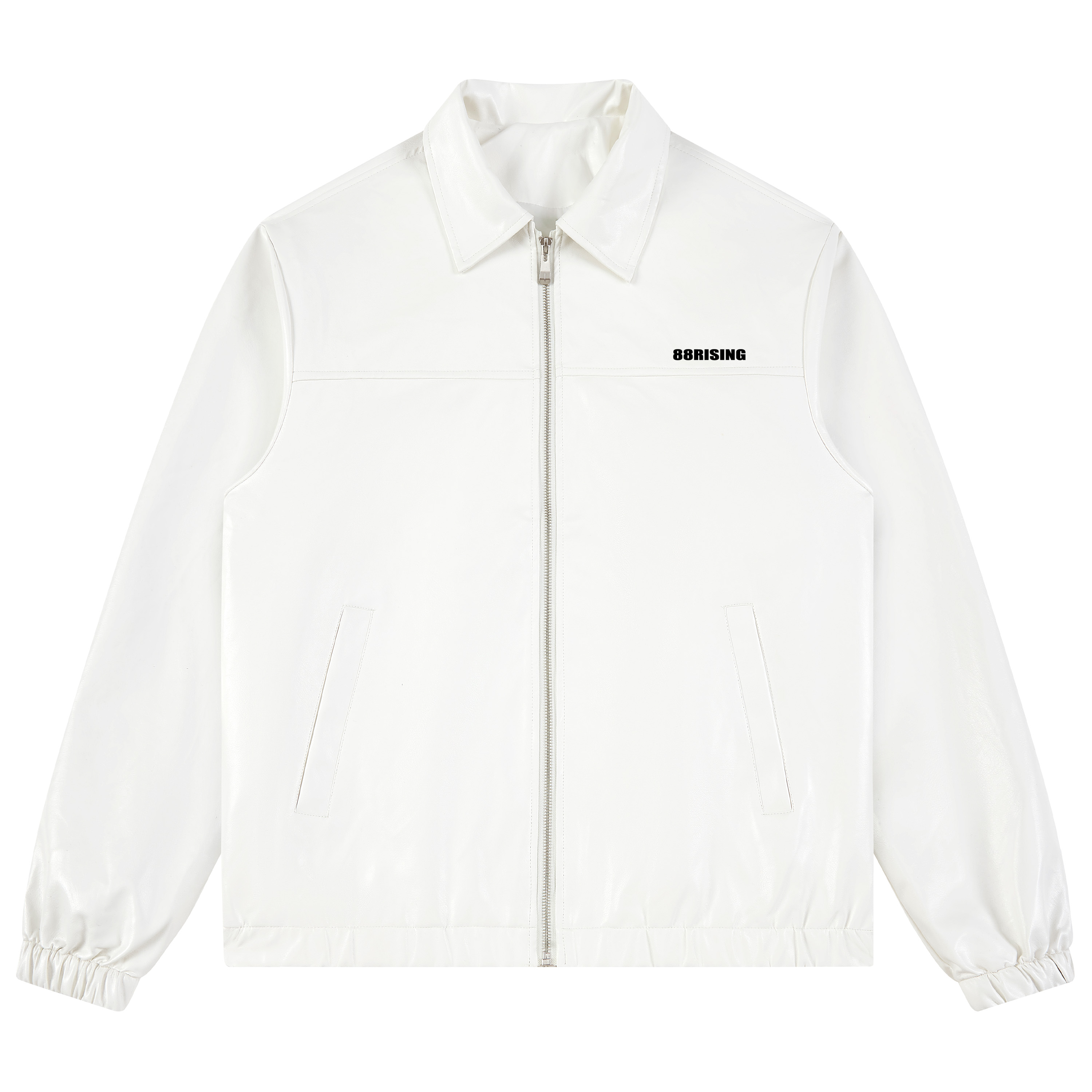 88rising搭休闲外套美式机能皮衣