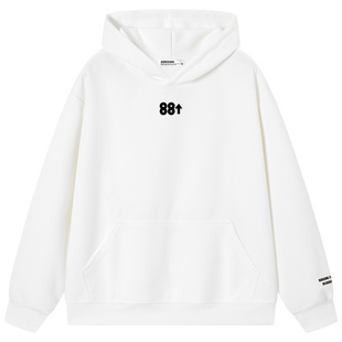 八八上升88rising潮流字母Logo胶印休闲宽松百搭连帽卫衣男女同款
