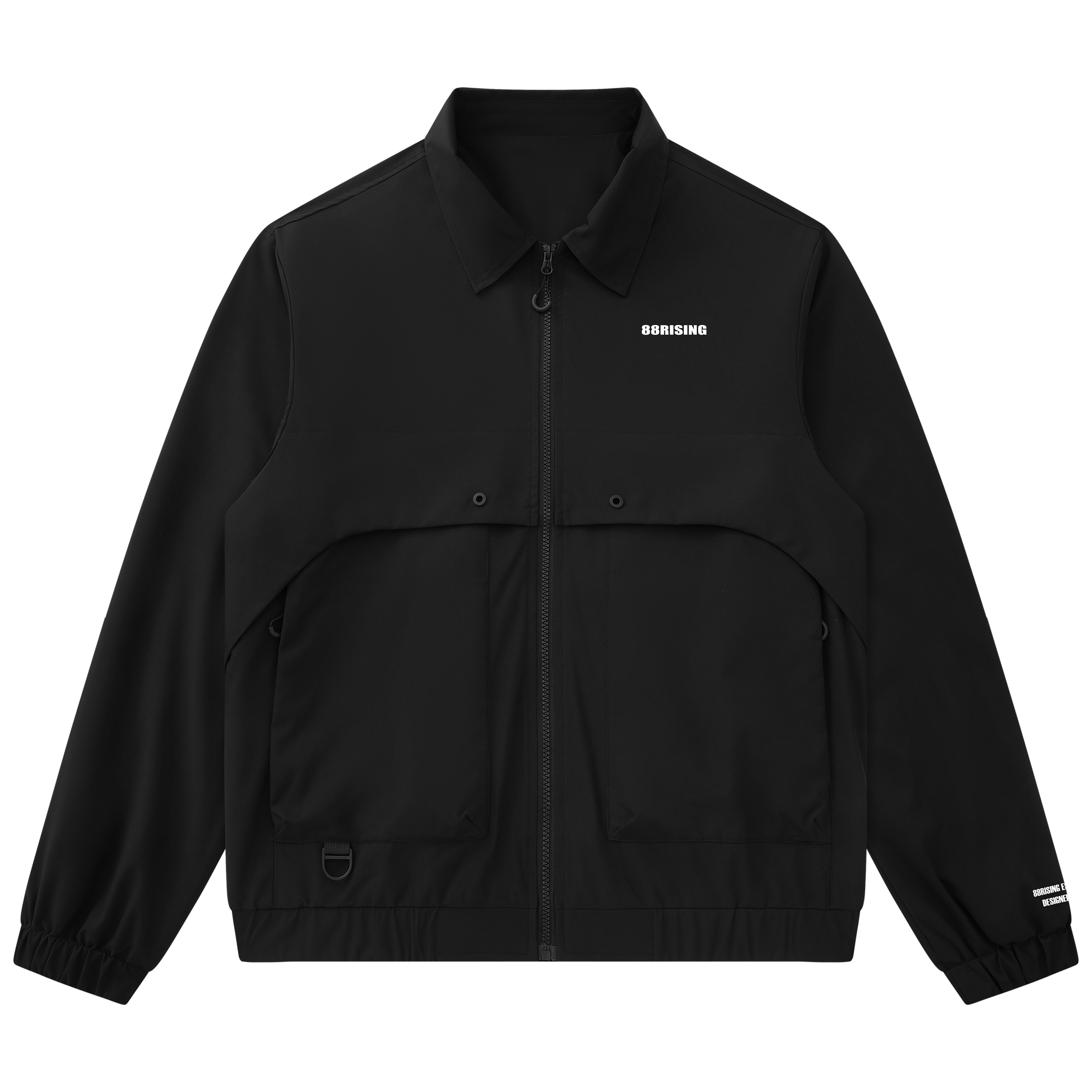 88rising简约纯色翻领外套夹克