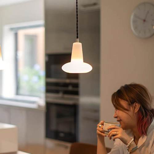 意式极简 床头小吊灯现代简约北欧设计师创意个性餐厅卧室灯具