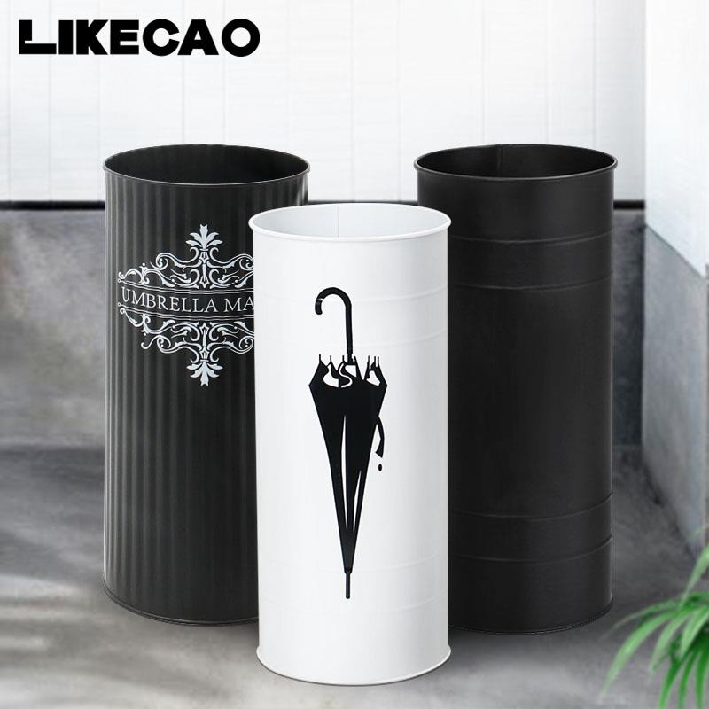 曹喜欢商用简约创意伞筒时尚伞架收纳桶雨伞桶家用办公铁艺雨伞架