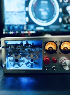 拾音气氛灯小夜灯桌面搭配家居装饰怀旧摆件磁带机随身听功放uv表