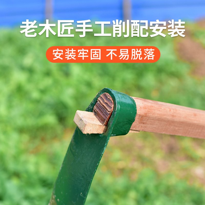 锄草锄头户外全钢加厚农用翻地除草挖土开荒农具种菜开山刨地锄头