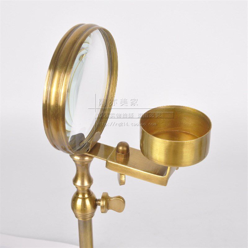 创意个性可调节纯铜单头高款蜡烛台北欧美式香薰摆台设计师款蜡台