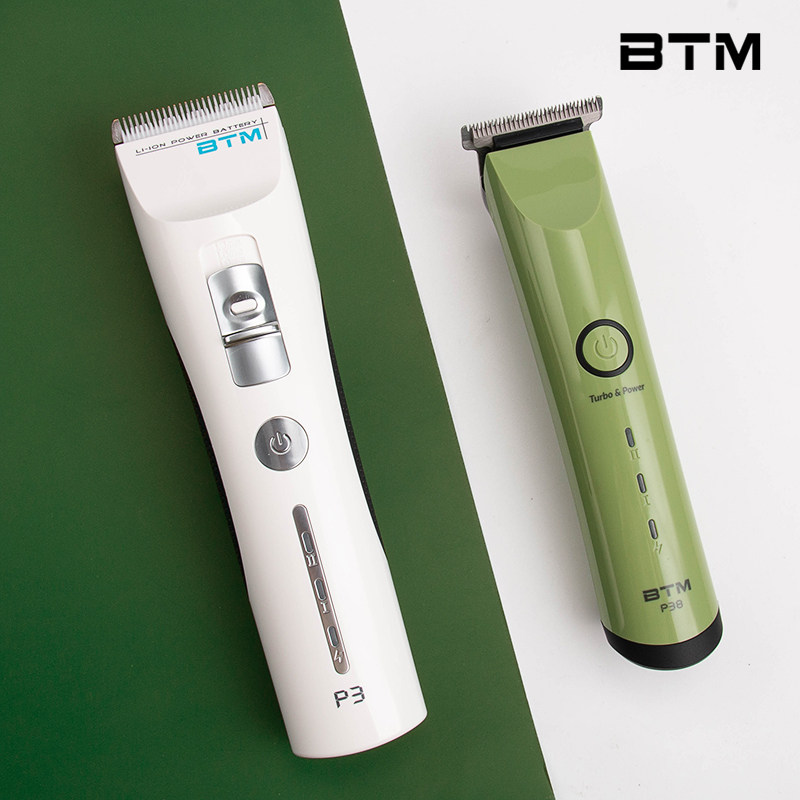 BTM比特美P3电剪油头专业雕刻剪电推剪零刀头理髲器美发推P38绿色