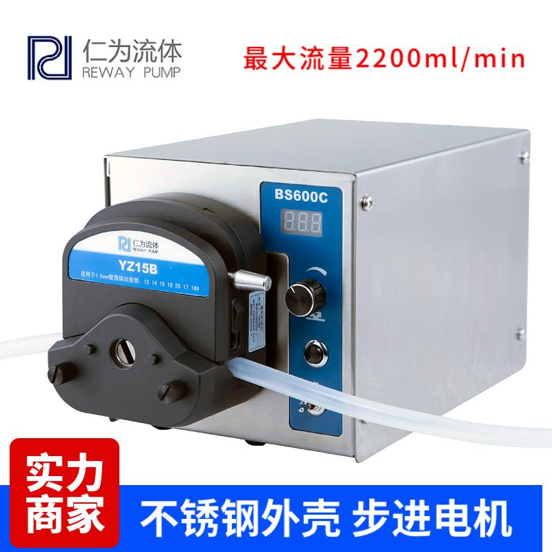 实验室定时软管泵小型步进电机耐腐蚀加药蠕动泵定量