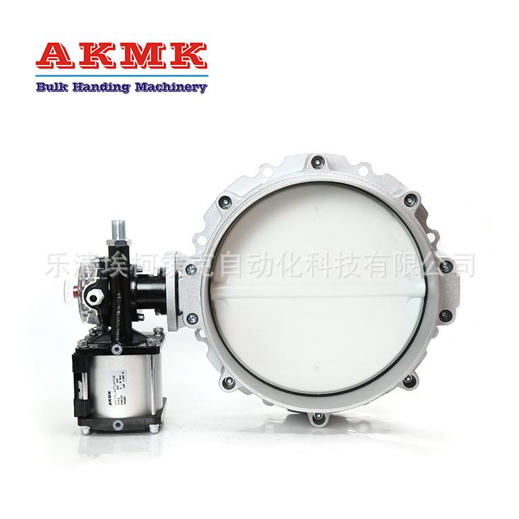 气动单法兰蝶阀V1FS250SN粉体蝶阀防尘板连接蝶阀仓筒气动蝶阀