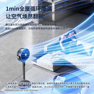 锋智能语音KFX2405D空循环扇先家用新款 一级能效直静流气变频节能
