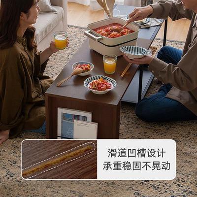 厅木制伸缩式茶简几约沙发边桌爱客茶桌家用SCT-795卧室小户型丽