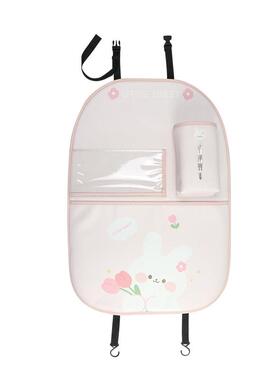 卡通汽车防踢垫26790郁香熊兔车载座椅背收汽纳防护垫多功能车金